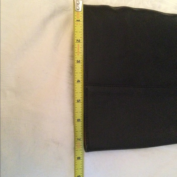 NIB Coach Dorothy wedge black leather riding boot with gold hardware. Size 8.5. - Picture 10 of 10